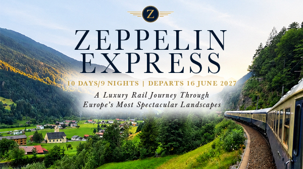 Zeppelin Express Luxury Rail Journey with Exclusive Zeppelin Flight Experience